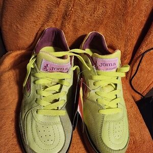 Joma Yellow and Pink Sneakers
